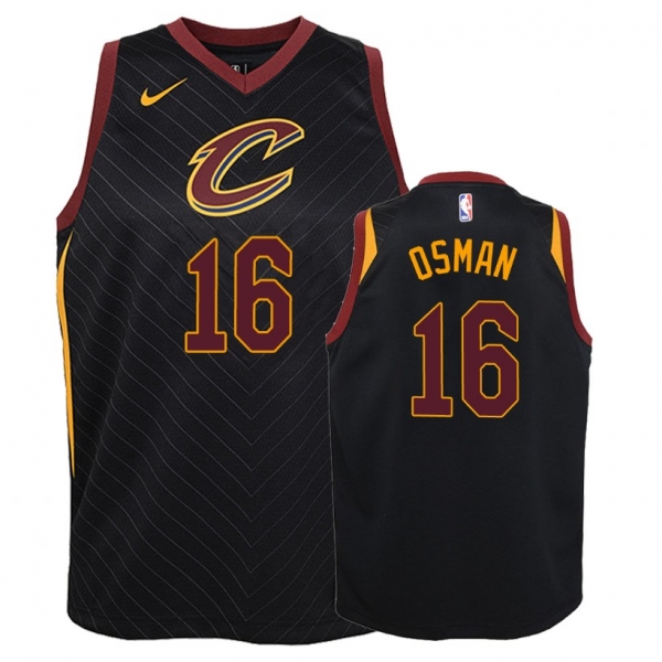 Youth Cleveland Cavaliers #16 Cedi Osman Statement Jersey