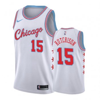 Chicago Bulls #15 Chandler Hutchison City Jersey