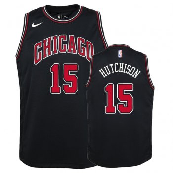 Youth Chicago Bulls #15 Chandler Hutchison Statement Jersey