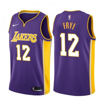 Los Angeles Lakers Channing Frye #12 Purple Statement Edition Jersey