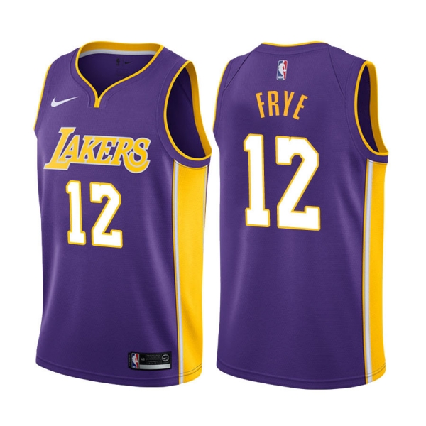 Los Angeles Lakers Channing Frye #12 Purple Statement Edition Jersey