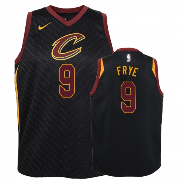 Youth Cleveland Cavaliers Channing Frye #9 Black Statement Jersey