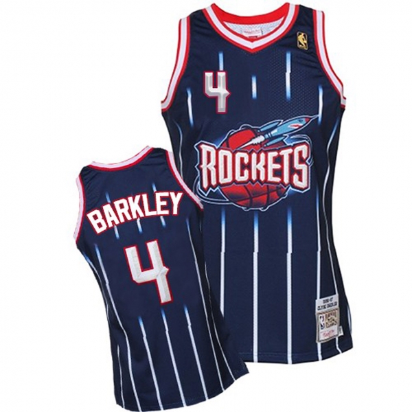 Houston Rockets #4 Charles Barkley Hardwood Classics Jersey