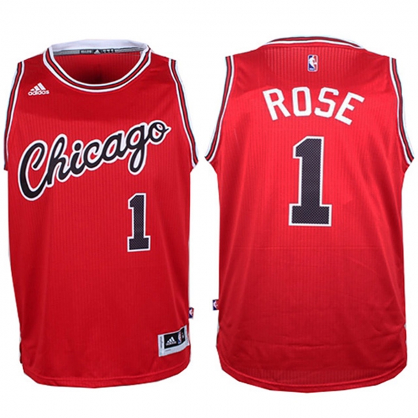 Chicago Bulls #1 Derrick Rose Hardwood Classics Jersey