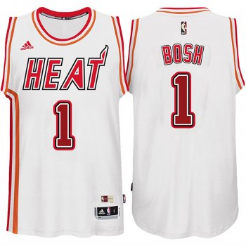 Miami Heat #1 Chris Bosh Hardwood Classics Jersey