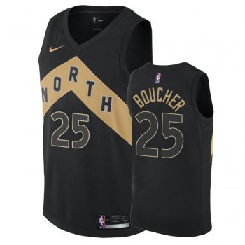 Toronto Raptors Chris Boucher #25 Black City Jersey