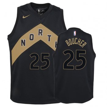 Youth Toronto Raptors #25 Chris Boucher City Jersey