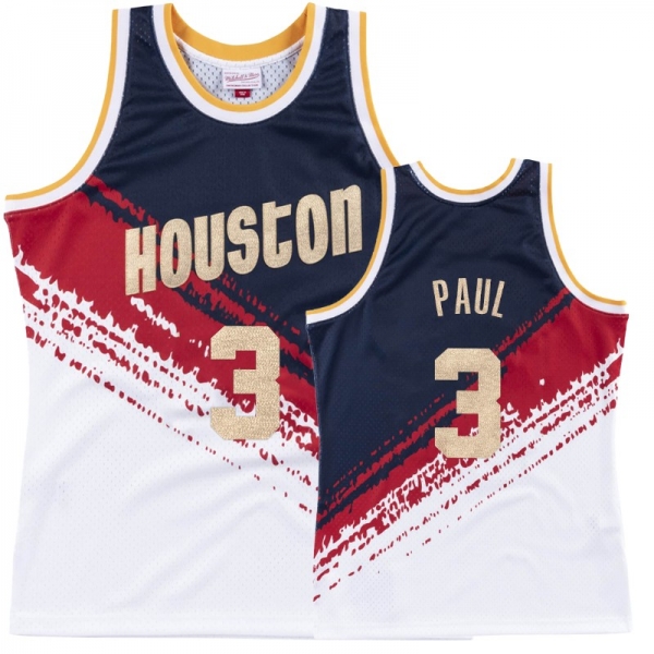 Houston Rockets #3 Chris Paul Independence Day Jersey