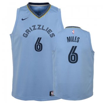 Youth Memphis Grizzlies #6 C.J. Miles Statement Jersey