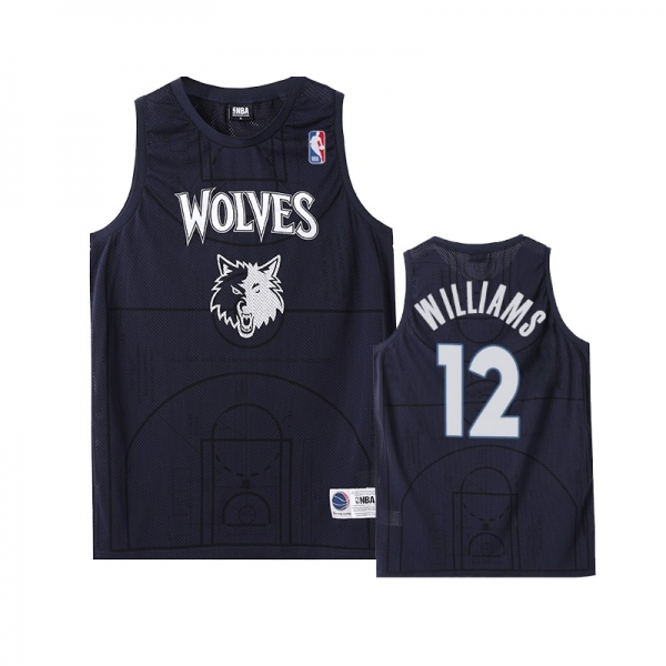 Minnesota Timberwolves #12 C.J. Williams Basketball Court Jersey