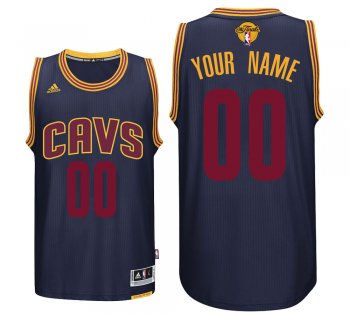 Cleveland Cavaliers Alternate Navy 2017 NBA The Final Games Custom Jersey