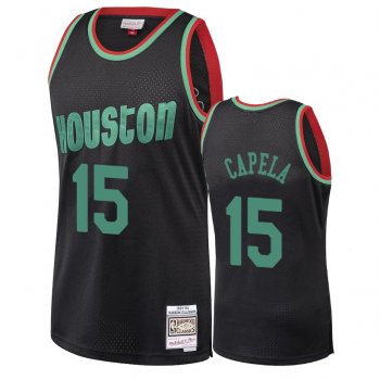 Houston Rockets Clint Capela #15 Black Classics Christmas Jersey