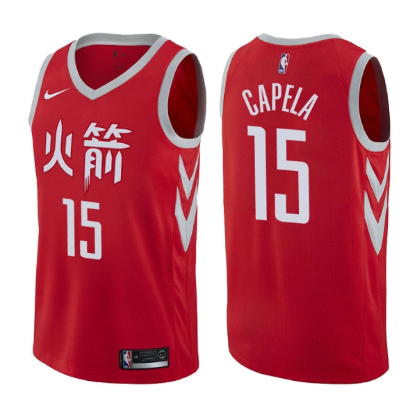 Houston Rockets #15 Clint Capela City Jersey