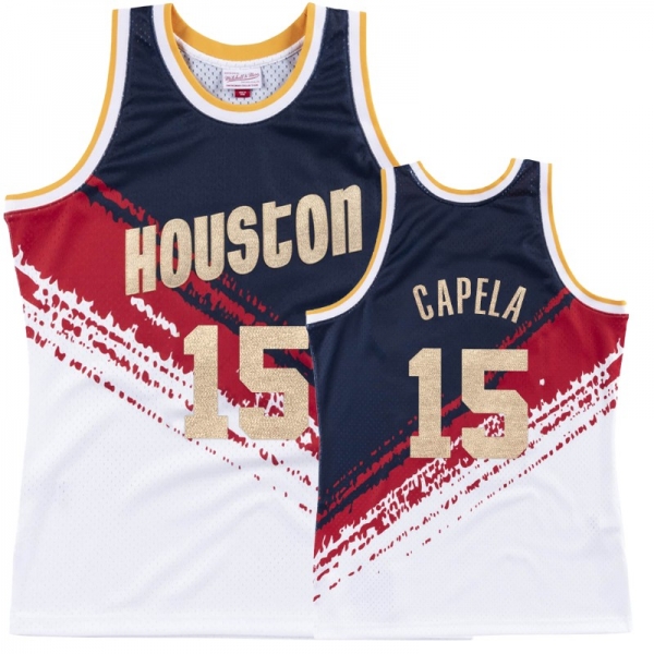 Houston Rockets #15 Clint Capela Independence Day Jersey