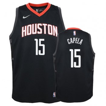 Youth Houston Rockets #15 Clint Capela Statement Jersey