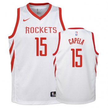 Youth Houston Rockets #15 Clint Capela Association Jersey