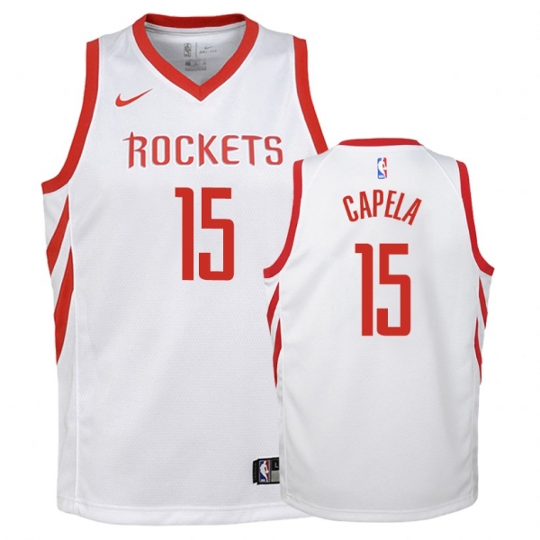 Youth Houston Rockets #15 Clint Capela Association Jersey