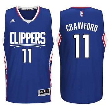 2015 Clippers New Season Logo Jamal Crawford Blue Jersey