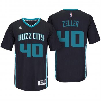 Cody Zeller Hornets #40 Black Buzz City Pride Jersey