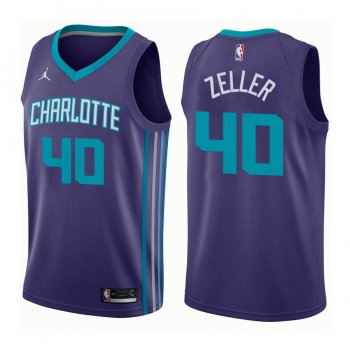 Charlotte Hornets Cody Zeller #40 Purple Statement Jersey