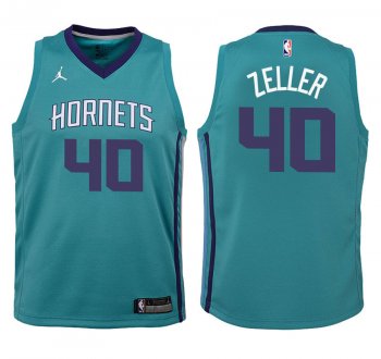 Youth Charlotte Hornets #40 Cody Zeller Icon Jersey