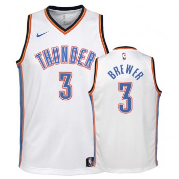 Youth Oklahoma City Thunder #3 Corey Brewer Association Jersey