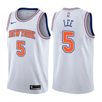 New York Knicks #5 Courtney Lee Statement Jersey