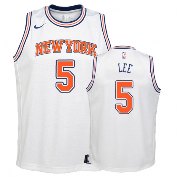 Youth New York Knicks #5 Courtney Lee Statement Jersey