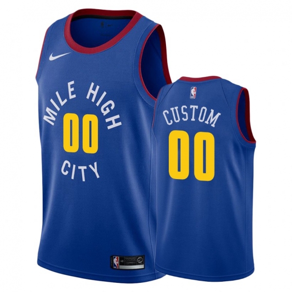 Denver Nuggets #00 Custom Statement Jersey