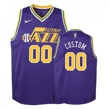 Utah Jazz #00 Custom Hardwood Classics Jersey