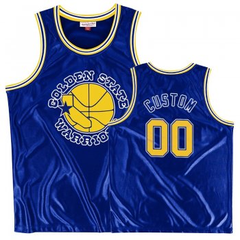 Golden State Warriors #00 Custom Throwback Jersey