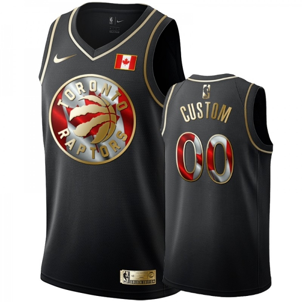 Toronto Raptors #00 Custom Golden Edition Jersey