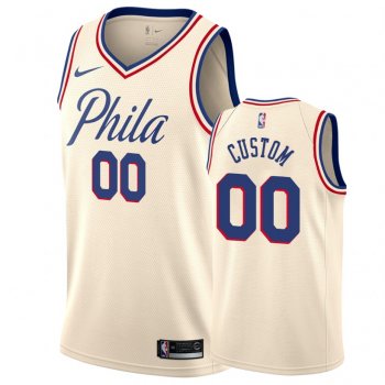 Philadelphia 76ers #00 Custom City Jersey