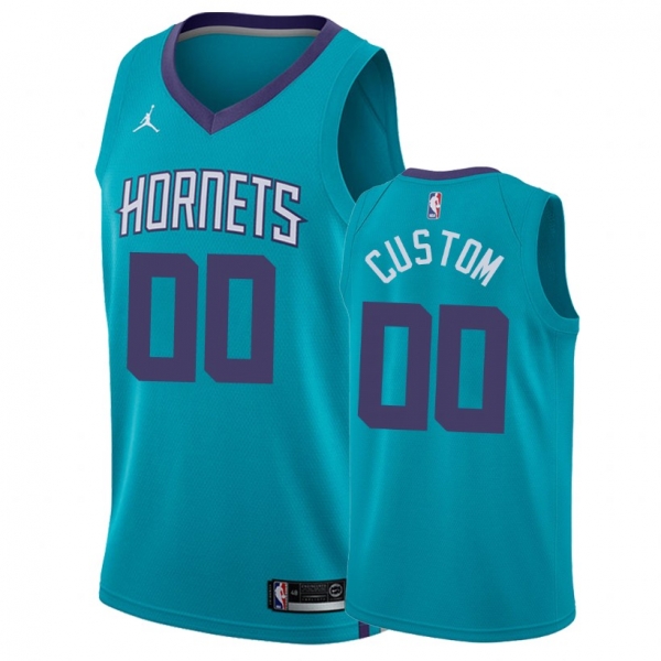 Charlotte Hornets #00 Custom Icon Jersey