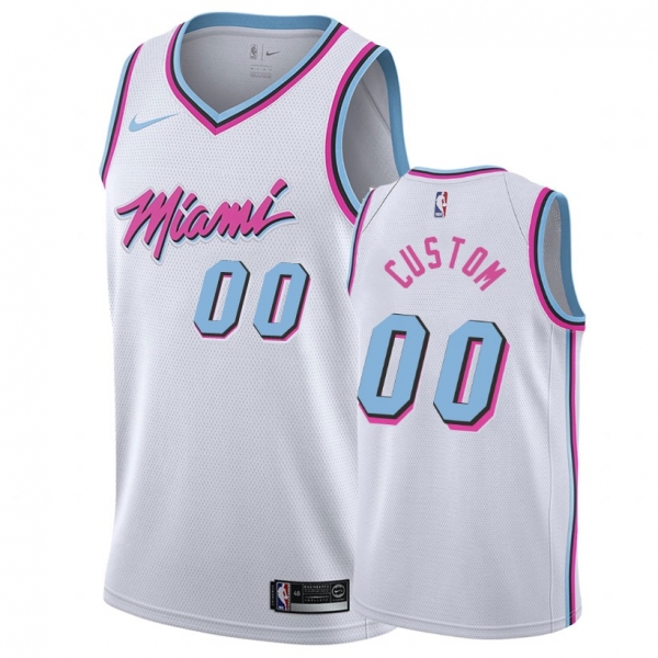 Miami Heat #00 Custom City Jersey