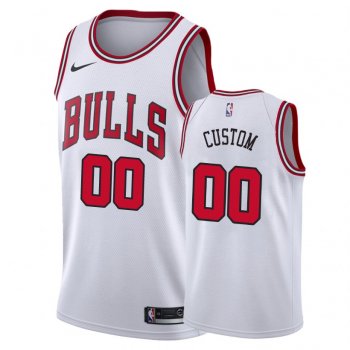 Chicago Bulls #00 Custom Association Jersey