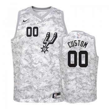 San Antonio Spurs #00 Custom Earned Jersey