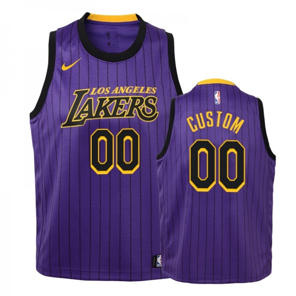 Los Angeles Lakers #00 Custom City Jersey