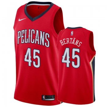 New Orleans Pelicans #45 Dairis Bertans Statement Jersey