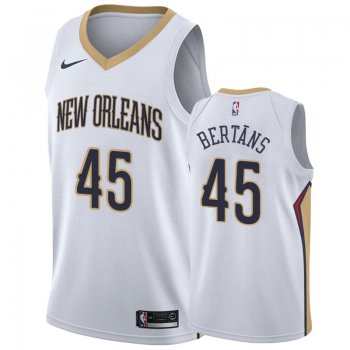 New Orleans Pelicans #45 Dairis Bertans Association Jersey