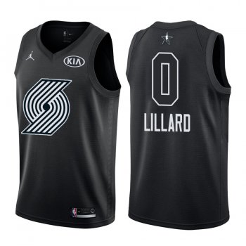 Portland Trail Blazers #0 Damian Lillard All-Star Jersey