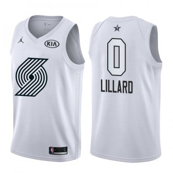 Portland Trail Blazers #0 Damian Lillard All-Star Jersey