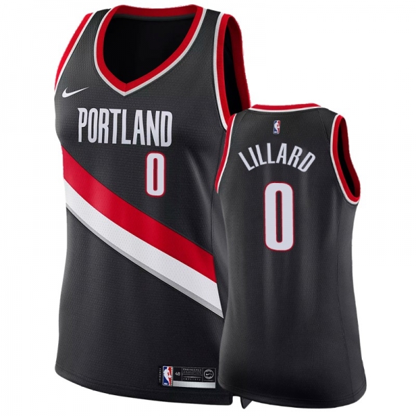 Women's Portland Trail Blazers #0 Damian Lillard Icon Jersey