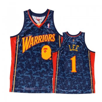 Golden State Warriors #1 Damion Lee BAPE Jersey