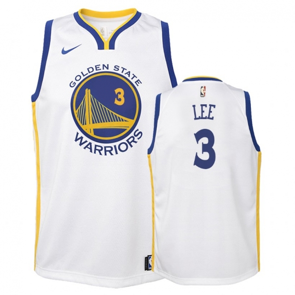 Youth Golden State Warriors #3 Damion Lee Association Jersey