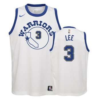 Youth Golden State Warriors #3 Damion Lee Classic Jersey