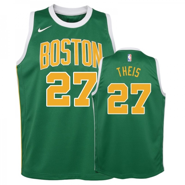 Youth Boston Celtics #27 Daniel Theis Earned Jersey