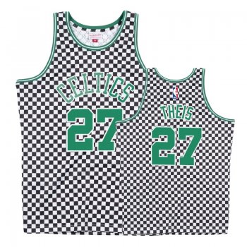 Boston Celtics #27 Daniel Theis Checkerboard Jersey