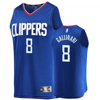 Men's Clippers Danilo Gallinari Navy Replica Icon Jersey Fanatics Branded