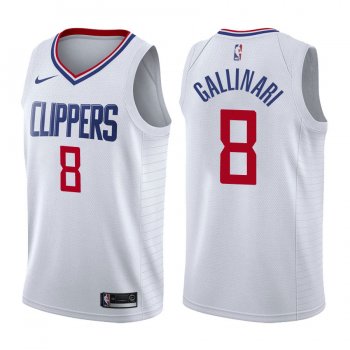 Los Angeles Clippers Danilo Gallinari #8 White Association Jersey